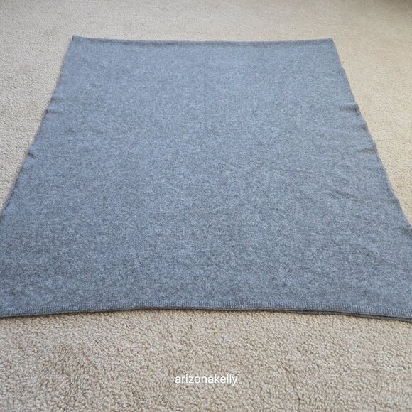 NWOT Zara Cashmere Scarf Grey Wrap Oversized - Picture 4 of 15